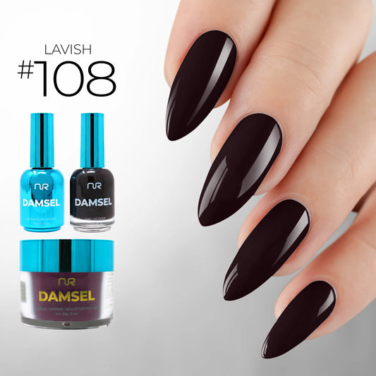 NR Lavish 4 in 1 #108 Black Cherry