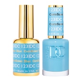 DND DC Duo Gel - #123 CORNFLOWER BLUE