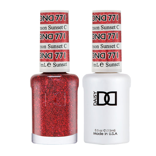 DND Duo Gel Winter - #771 Crimson Sunset